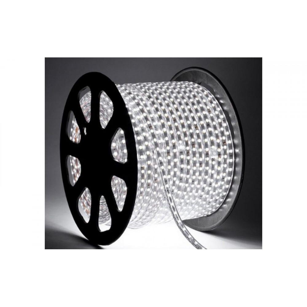 Fita 120 Leds 24v IP65 14w 1200Lu 10mm 3000K 5m Rolo 50mt (Ow)