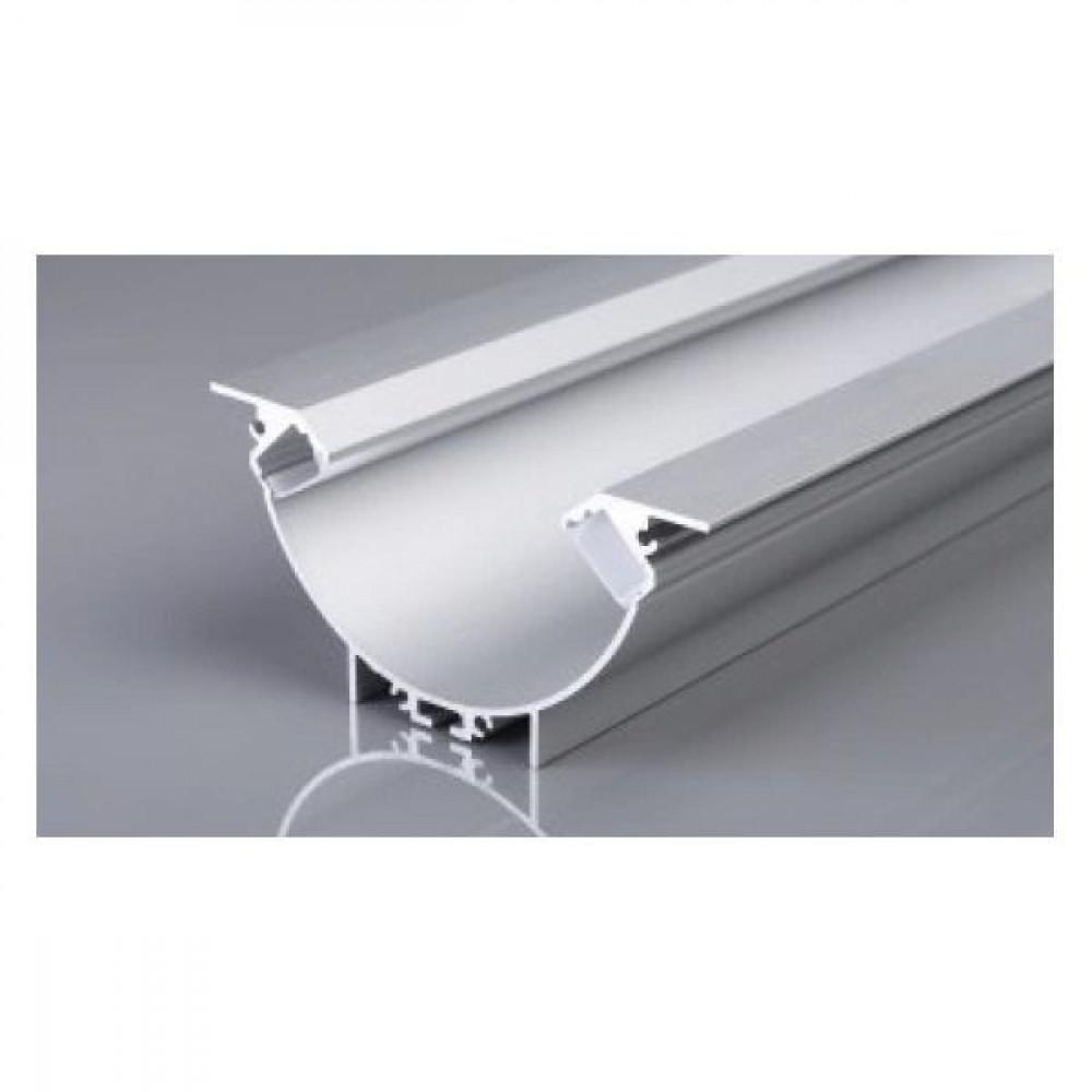 Perfil AL 10150 Embutir Branco 4 m