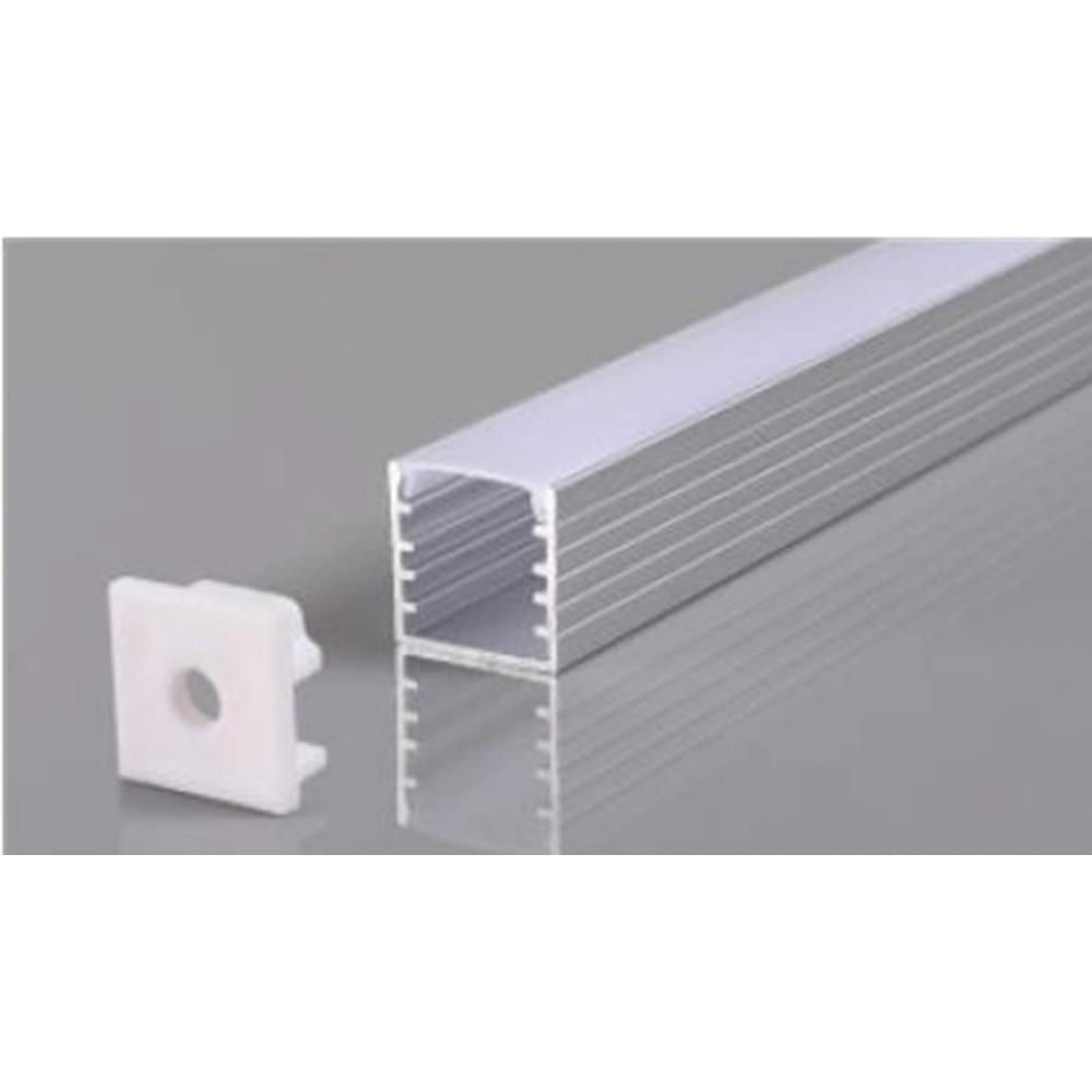 Perfil AL 1515 Sobrepor Alumínio 6 m