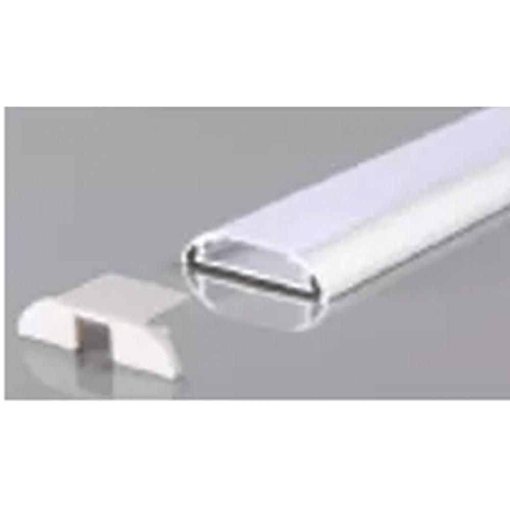 Perfil AL 3909 Sobrepor Branco - 5 Mt