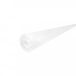 PERFIL DE SILICONE Ø25 SOBREPOR BRANCO - METRO