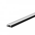 PERFIL AL 1806 SOBREPOR FLEXÍVEL PRETO 2 M