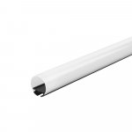 PERFIL AL D30 TUBULAR PRETO 2M