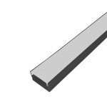 PERFIL AL 3015 SOBREPOR PRETO 2 M