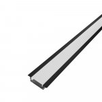 PERFIL AL 2407 EMBUTIR PRETO 3M