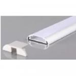 Perfil AL 3909 Sobrepor Preto 3 m