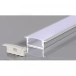 Perfil AL 4110 Embutir Branco 2 m