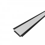 PERFIL AL 4110 EMBUTIR PRETO 6M