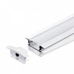 Perfil AL 6412 Embutir Branco 3 m