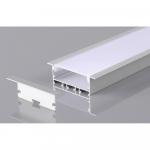 Perfil AL 6420 Embutir Branco 3 m