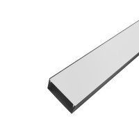 Perfil AL 4020 Sobrepor Preto 3 m