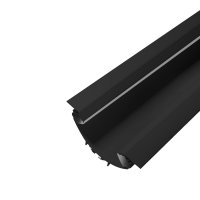 Perfil AL 10150 Embutir Preto 3 m