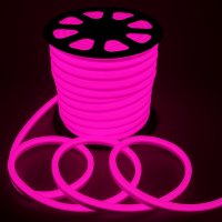 Fita Leds Neon Pink 24V IP65 12W - METRO (Ow)