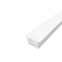 PERFIL DE SILICONE 2714 EMBUTIR BRANCO 1 M