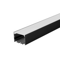 Perfil AL 5035 Piso Fachada Preto 3 m