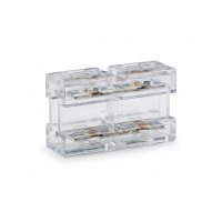 Conector Fita Led 10mm IP20 180° 2PIN (10 unid.)