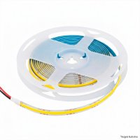 FITA 320 LEDS COB 24V IP44 12W 800Lu 8MM 6500K R 10M