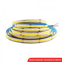 Fita COB 280 Leds 24v IP20 12w 10mm 4000k