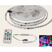 Fita Led 64L RGB 5050 24v IP20 12w 10mm  Rolo 5m (Ow)
