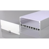 Perfil AL 10035 Sobrepor Branco - 6 Mt