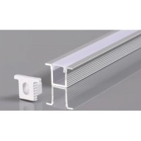 Perfil AL 1209 Embutir Branco 1 m