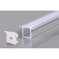 Perfil AL 2315 Embutir Branco 3 m