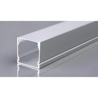 Perfil AL 2525 Sobrepor Branco - 1 Mt