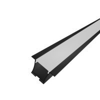 PERFIL AL 3628 EMBUTIR PRETO 4 M