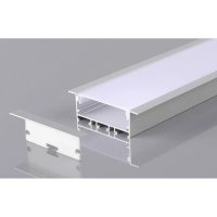 Perfil AL 6420 Embutir Branco 5 m