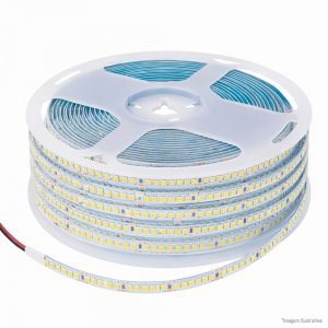 FITA 120 LEDS 220V IP20 8W 8MM 800LU 3000K - METRO (OW)