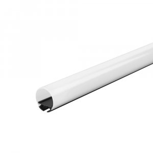 PERFIL AL D30 TUBULAR PRETO 3M