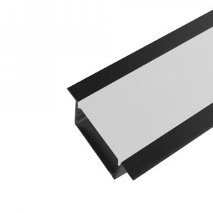 PERFIL AL 4420 EMBUTIR PRETO 6M