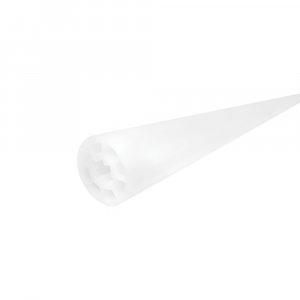 PERFIL DE SILICONE Ø25 SOBREPOR BRANCO - METRO
