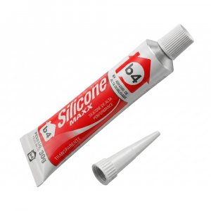 Adesivo silicone 100 ml Branco