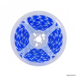 FITA 120 LEDS DIGITAL 24V IP20 11W BLUE R 5M