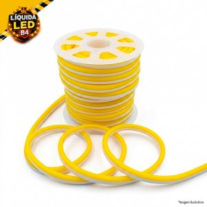 FITA LEDS NEON 24V IP65 12W YELLOW - METRO (OW)