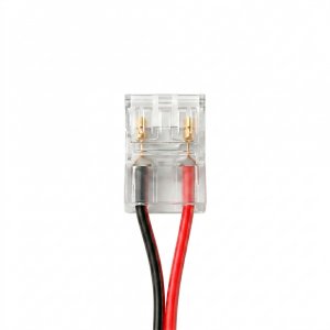 Kit Ponteira com fio 8mm IP20 2PIN - (10 un)