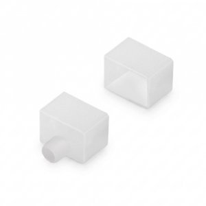 KIT PONTEIRA SILICONE SOBREPOR 1616 BRANCO