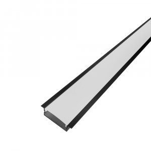 PERFIL AL 3010 EMBUTIR PRETO 6M
