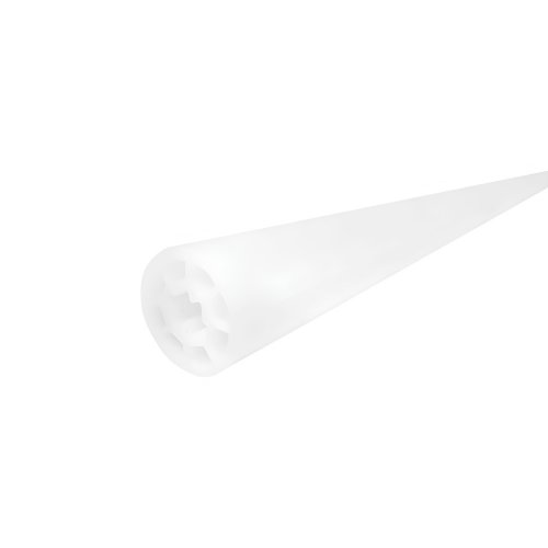 PERFIL DE SILICONE Ø25 SOBREPOR BRANCO - METRO