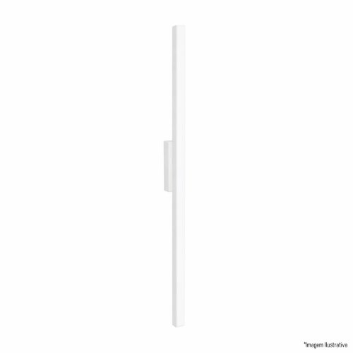 ARANDELA 2020D BRANCA 60CM 1X120L 220V IP65 5,4W 480LU 3000K