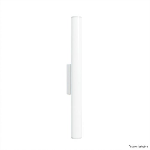 ARANDELA D30 BRANCA 120CM 1X120L 127V IP65 7,2W 640LU 3000K