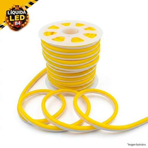 FITA LEDS NEON 24V IP65 12W YELLOW - METRO (OW)